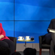Clinton and Schmidt at a 2014 Google event just days after the Groundwork was incorporated.